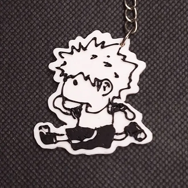 Killua Running Keychain