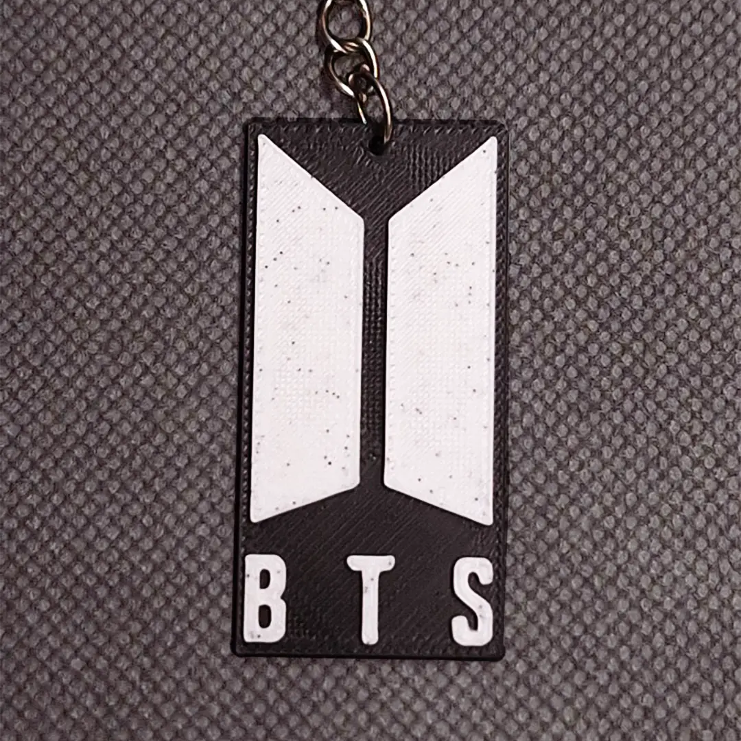 Black BTS Keychain