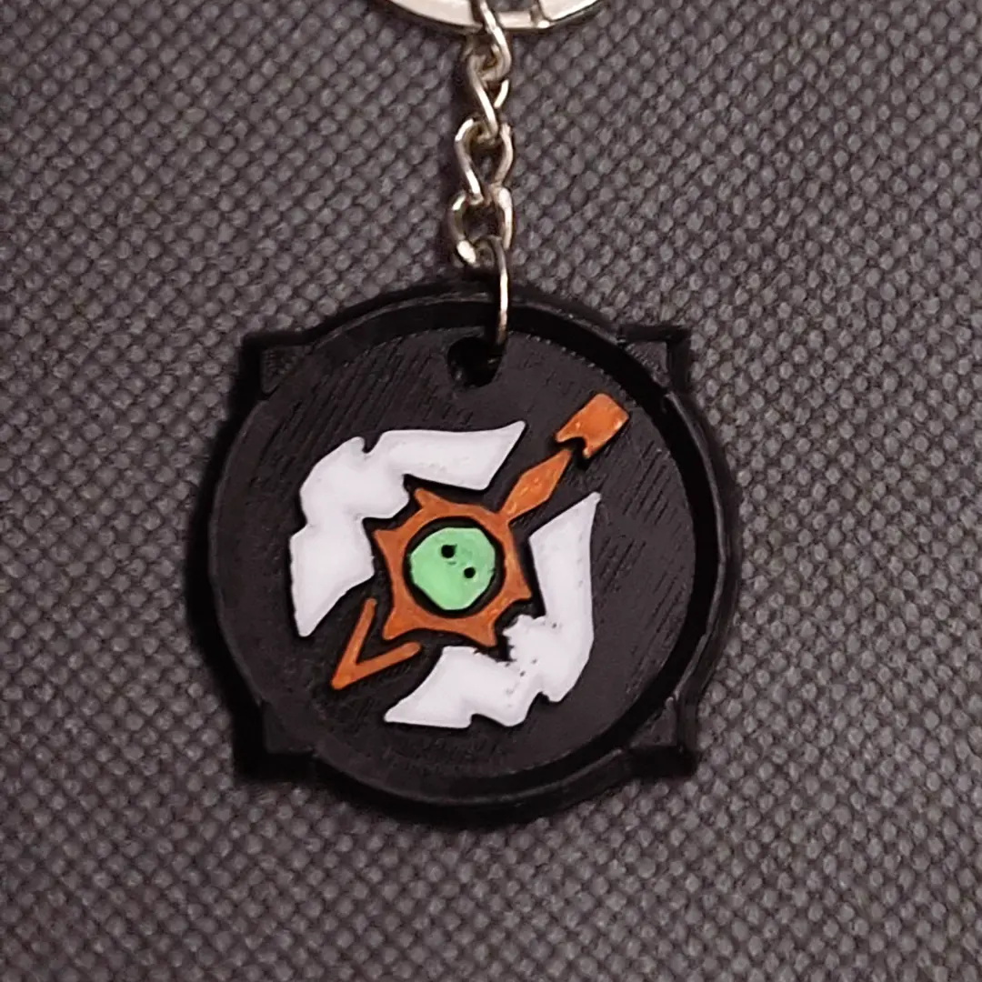Death Knight Class Emblem WoW Keychain