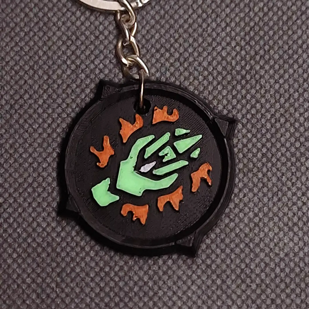 Mage Class Emblem WoW Keychain