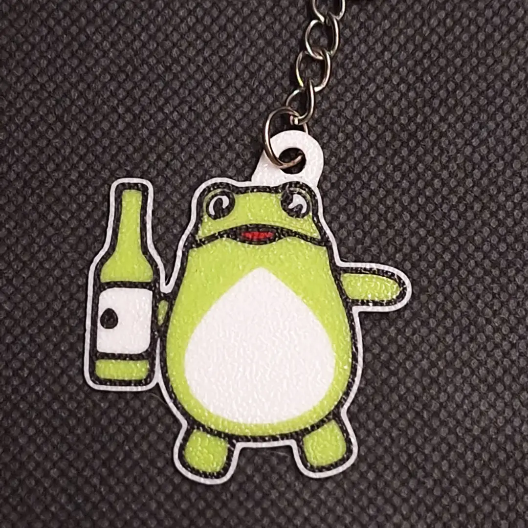 Jinro Toad Soju Mascot Keychain