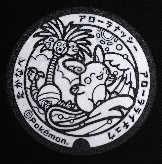 Alolan Raichu and Exeggutor Pokemon Coaster
