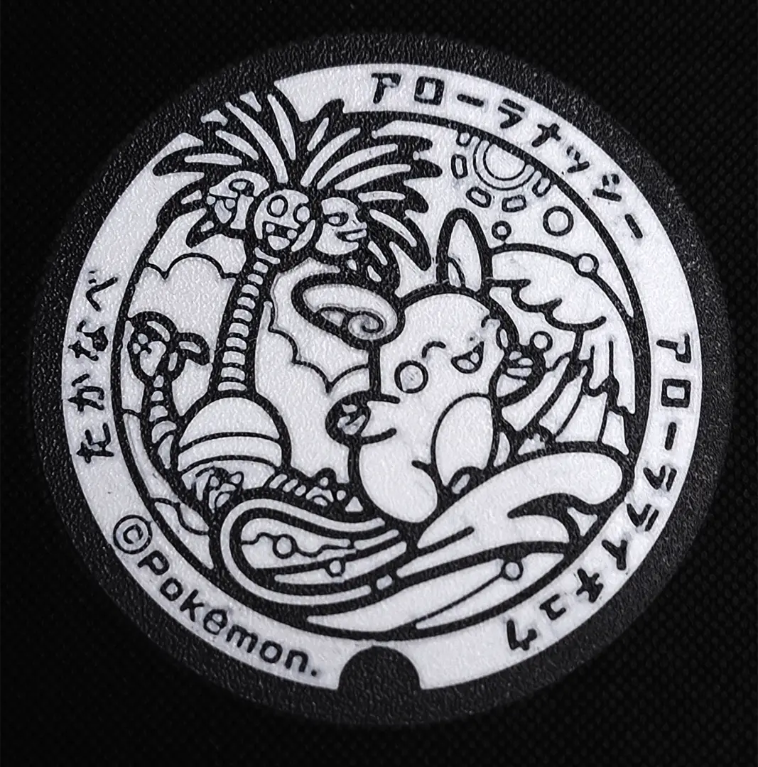 Alolan Raichu and Exeggutor Pokemon Coaster