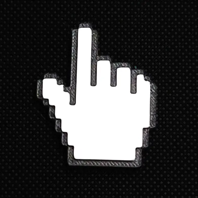 Retro Hand Cursor Magnet