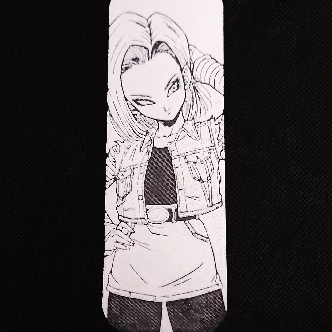 DragonBall Android 18 Bookmark