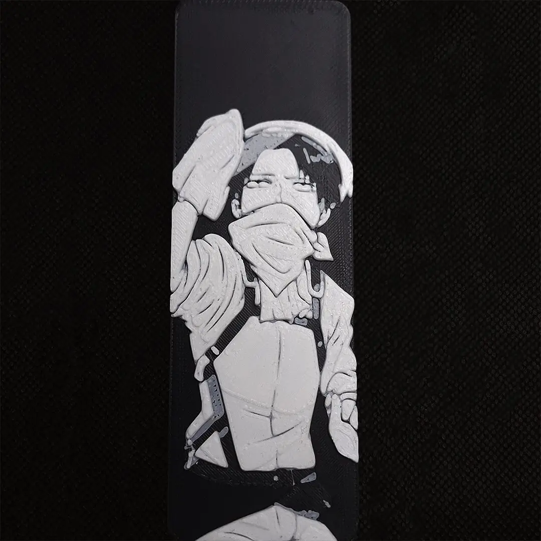Levi Attack on Titan Cleaning Bookmark