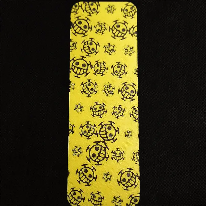 Trafalgar Law Pattern One Piece Bookmark