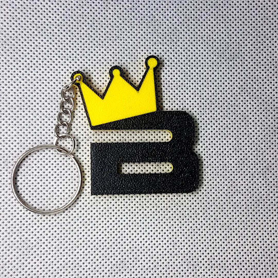 Big Bang B with Crown KPOP Keychain